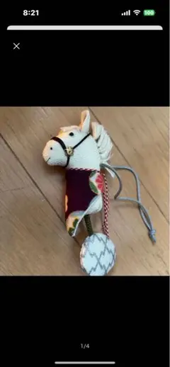 手作り布製馬の飾り