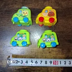 中古　アンパンマンキャラクター　ガスト／すかいらーく　ミニカー　4点　平成レトロ