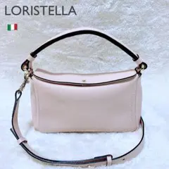 美品♪ロリステッラ ANYA シボ革 レザーワンハンドル2wayショルダーバッグ