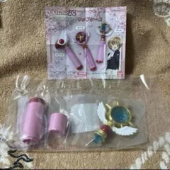 ガシャポン　カードキャプターさくら　クリアカード編　リップケース　夢の杖