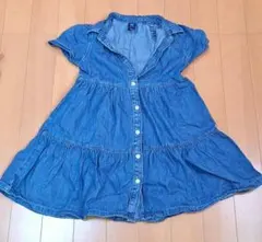 GAP デニムワンピース XS (4-5)