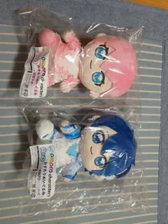 キャラ福くじ A賞 巡音ルカ KAITO おすわりぬいぐるみ - メルカリ
