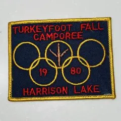 BSA 1980年 キャンポリー ワッペン 五輪 刺繍パッチ ボーイスカウト