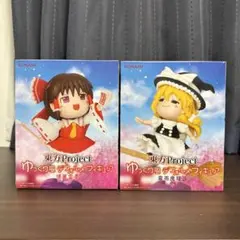 東方Project 霊夢 魔理沙 ゆっくり風デフォルメフィギュアセット