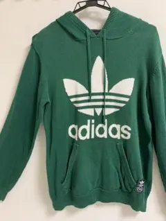adidas アディダス パーカー ニット 緑