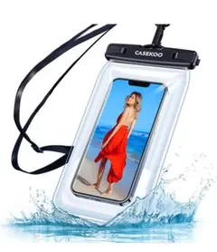 【完全防水・水に浮く】IPX8認定 CASEKOO スマホ 防水ケース