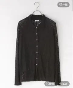 ローリーズファーム レースポロカーディガンL S