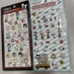 PEANUTS ボンボンドロップシール & プクプクシールセット