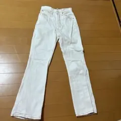 SLY ホワイトフレアデニムパンツ サイズ23
