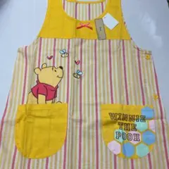 【保育士エプロン】ディズニー プーさん 新品 タグ付き 訳あり キャラクター