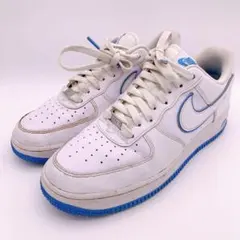 【人気カラー】NIKE エアフォース1 '07 ホワイト×ブルー 26.5cm