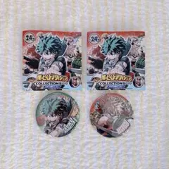 ヒロアカ原画展 緑谷出久 爆豪勝己 缶バッジ