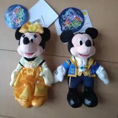 ディズニーランド31周年 ミッキー ミニー ぬいぐるみバッジセット