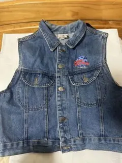 ［希少］PLANET HOLLYWOOD アメリカ製　デニムベスト