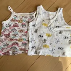 ベビー タンクトップ シャツ　2枚セット