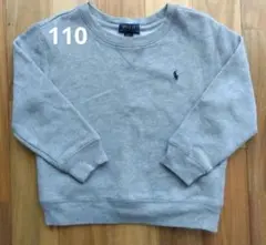 Polo Ralph Lauren グレー トレーナー 4T(110センチ)