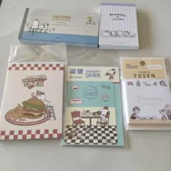 PEANUTS 스누피 문구 4점 세트