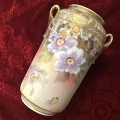 エミール・ガレ 花瓶 オリジナル 本物 紫陽花 アール・ヌーヴォー 仏