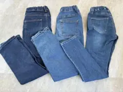 キッズ　ジーンズ　3点セット　150cm GU ブランシェス