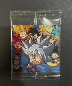 ドラゴンボール 超戦士シールウエハース 孫悟空 VR 超サイヤ人 ゴッド ブルー