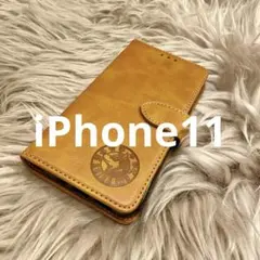 iPhone11ケース 手帳型 レザー柴犬 新品未使用 シンプル プレゼント