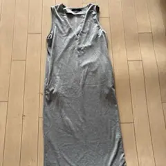 AZUL by moussy ノースリーブワンピース グレー Sのサムネイル