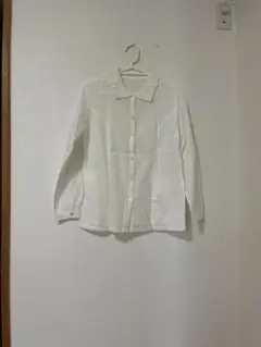 CROCODILE 長袖シャツ ホワイト Mサイズのサムネイル