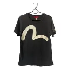EVISU エヴィス YAMANE ヤマネ Tシャツ ブラック カモメ刺繍のサムネイル