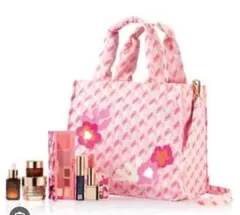 新品未使用エスティーローダー花柄ポーチバッグ化粧品コフレマザーズデイ2023