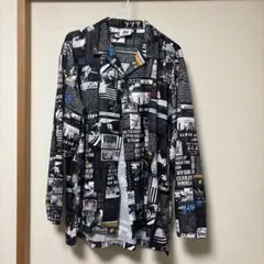 VISION STREET WEAR 長袖サテン柄シャツのサムネイル