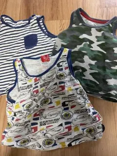 男の子向けタンクトップ3枚セット カーズ　80から100
