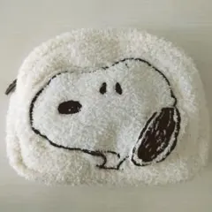 スヌーピー もこもこポーチ➽タイムSALE
