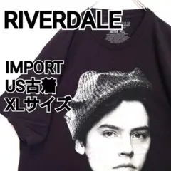 古着 ムービーT リバーデイル 黒 ゆるダボ ビッグシルエット