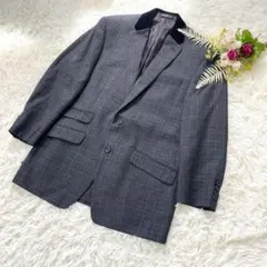 〝ラルフローレン〟テーラードジャケット千鳥格子　ウール100% 秋冬素材