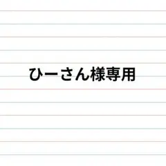 【ひーさん様】専用出品
