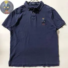23年製✨ラルフローレン ポロベア カスタムスリムフィットメッシュポロシャツ L