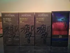 サントリー響21年700ml空ボトル 4本セット - メルカリ