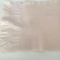 03薄いピンク 無地正絹帯揚げ