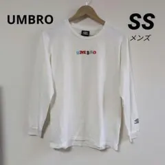 UMBROアンブロ 長袖Tシャツ ロンT 白 メンズSSのサムネイル