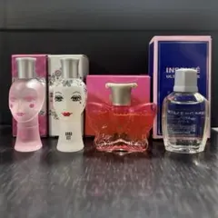 ANNA SUI ミニ、ウルトラマリン フォー ハー オーデトワレ　4点セット
