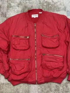 古着　CLUB MONACO レッド ジャンパー Lサイズ