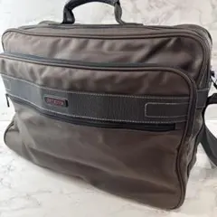 Samsonite サムソナイト ナイロン×本革 レザー ラージショルダーバッグのサムネイル