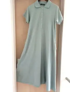 ANGELIEBE 授乳服 ポロシャツスタイル ワンピース M-L