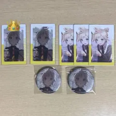 プロセカ　鏡音レン　エピカ 缶バッジ 21c 42b 私は雨