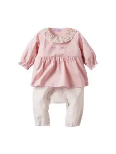 現行品　ファミリア60 フリル付きロンパース・カバーオール