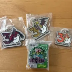 ポケモン30周年メタルチャーム&キーホルダーセット
