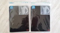 新品未使用　ユニクロ　エアリズムUVカットＵネックＴ(八分袖)　２点セット