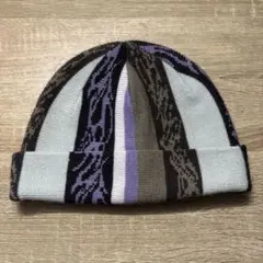 VANS マルチカラーストライプニット帽 90s 00s old skate