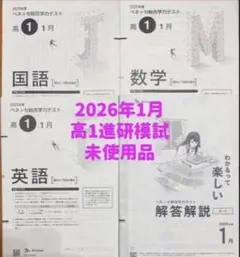2025年11月高1年 進研模試 総合学力テスト ベネッセ 未使用品過去問