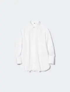 UNIQLO ユニクロ コットンシャツ（長袖） XL ホワイト 白